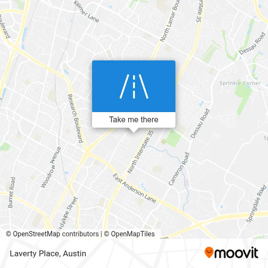 Laverty Place map