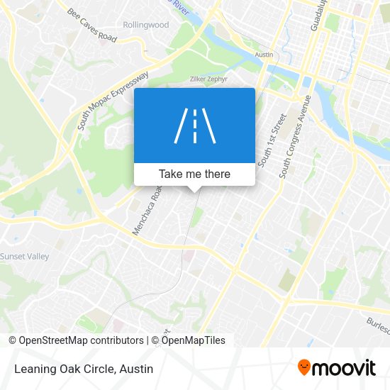 Mapa de Leaning Oak Circle