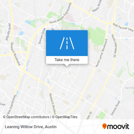 Mapa de Leaning Willow Drive
