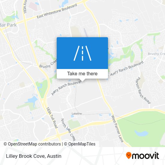 Lilley Brook Cove map