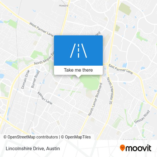 Mapa de Lincolnshire Drive