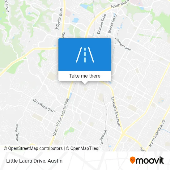 Little Laura Drive map