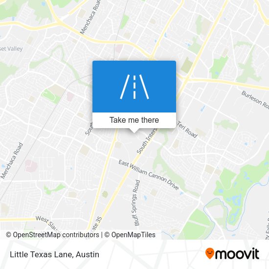 Mapa de Little Texas Lane