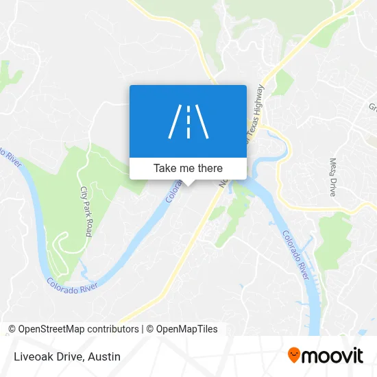 Liveoak Drive map