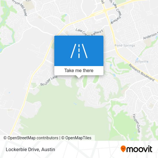 Mapa de Lockerbie Drive