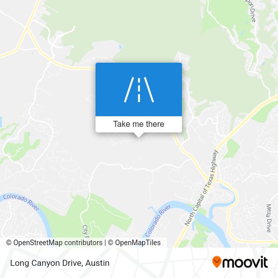 Mapa de Long Canyon Drive