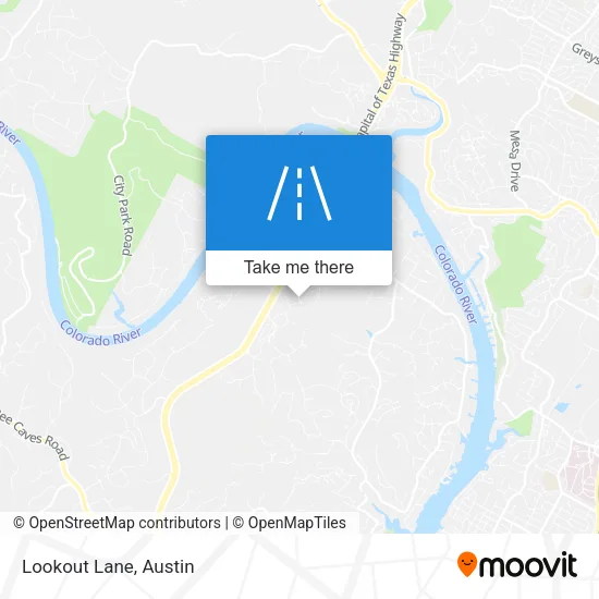 Lookout Lane map