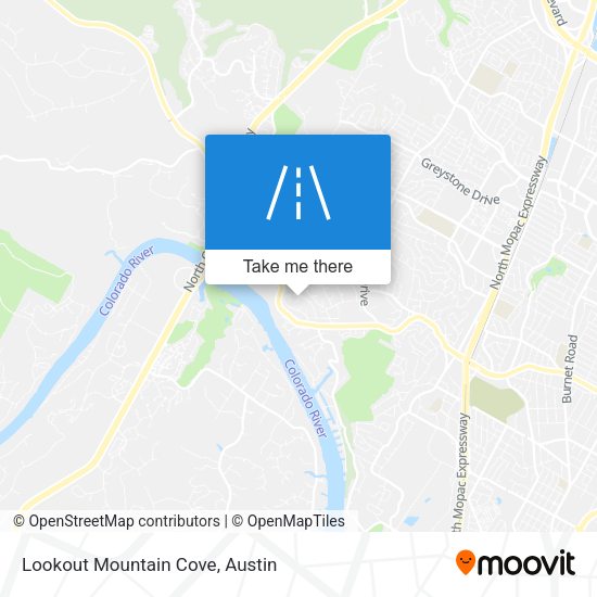 Lookout Mountain Cove map