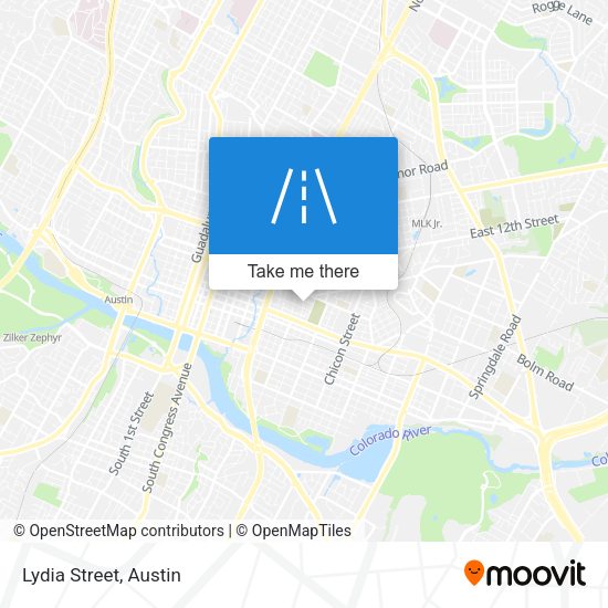Mapa de Lydia Street