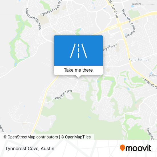 Mapa de Lynncrest Cove