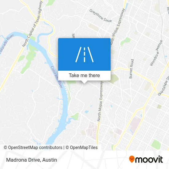 Madrona Drive map