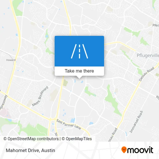 Mahomet Drive map