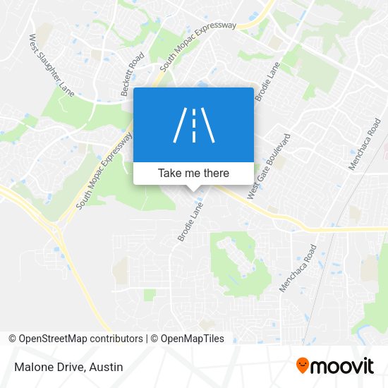 Mapa de Malone Drive