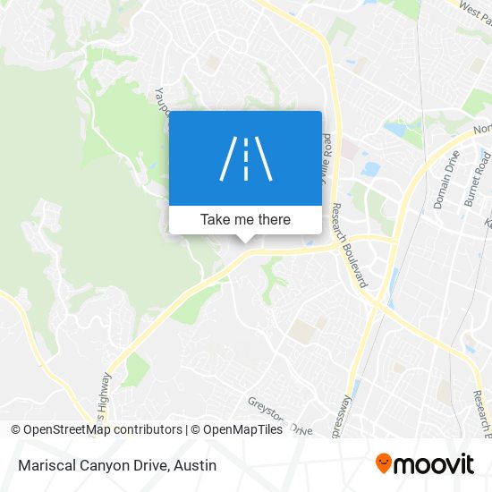 Mariscal Canyon Drive map