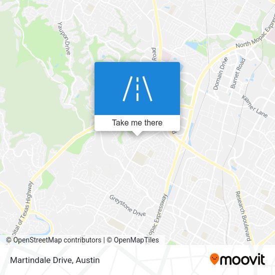 Mapa de Martindale Drive