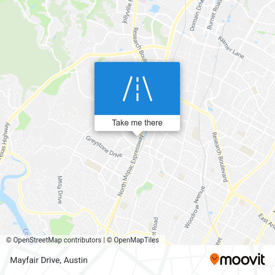 Mapa de Mayfair Drive