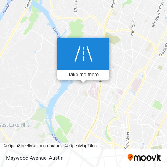 Mapa de Maywood Avenue