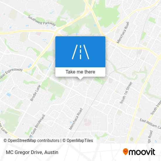 MC Gregor Drive map