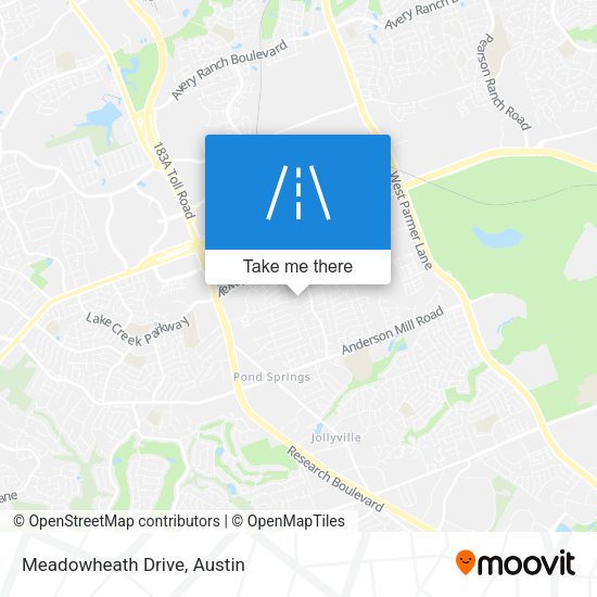 Mapa de Meadowheath Drive