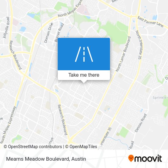 Mearns Meadow Boulevard map