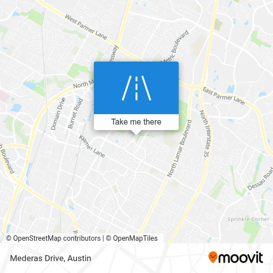 Mederas Drive map
