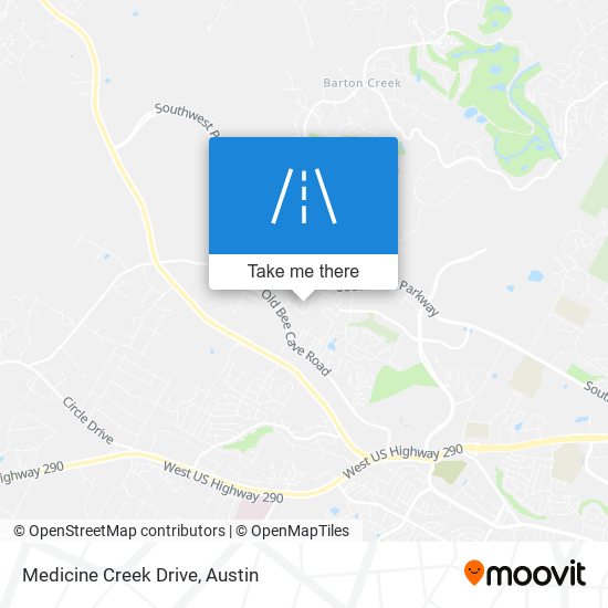 Medicine Creek Drive map