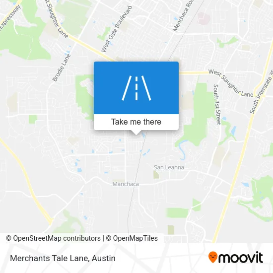 Merchants Tale Lane map