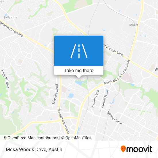 Mapa de Mesa Woods Drive