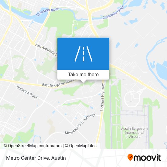 Mapa de Metro Center Drive