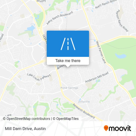 Mapa de Mill Dam Drive