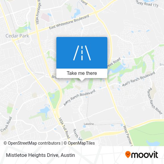 Mapa de Mistletoe Heights Drive