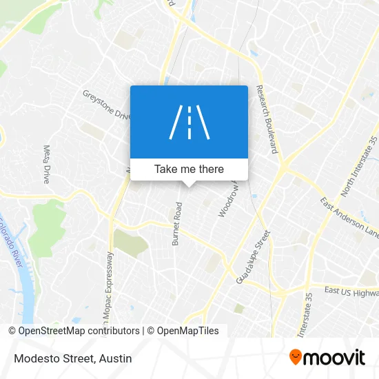 Modesto Street map