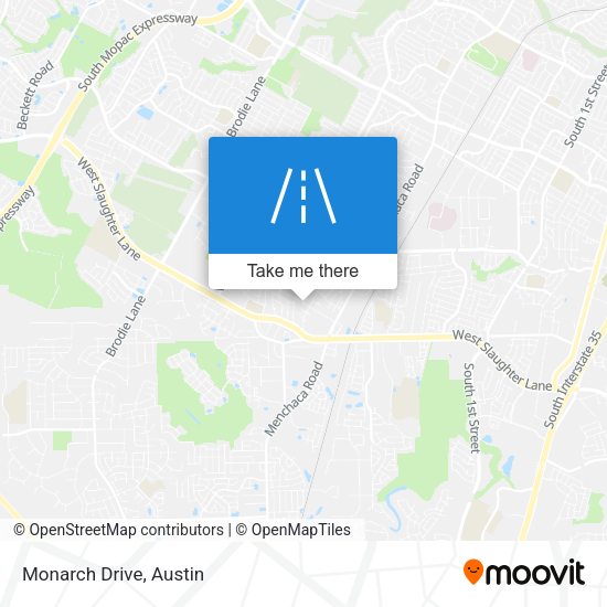 Monarch Drive map