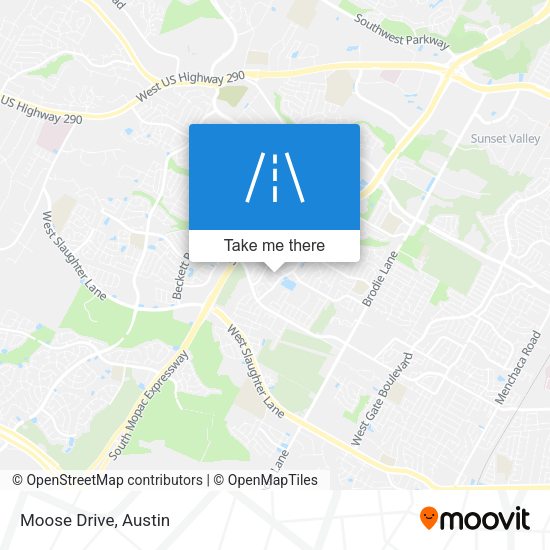 Mapa de Moose Drive