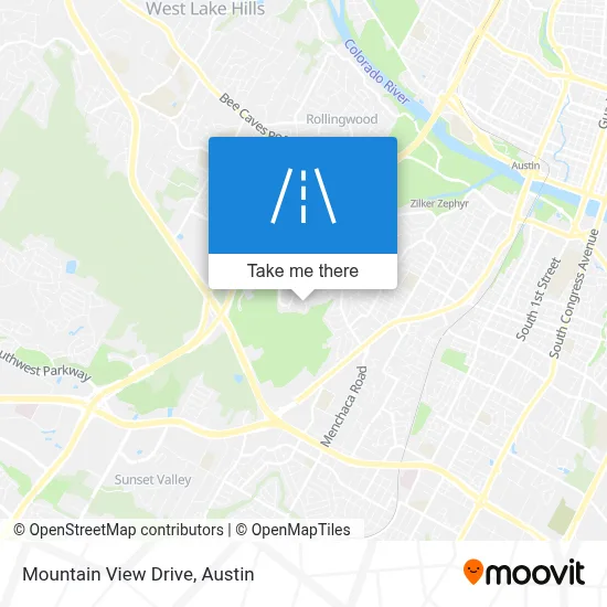 Mountain View Drive map