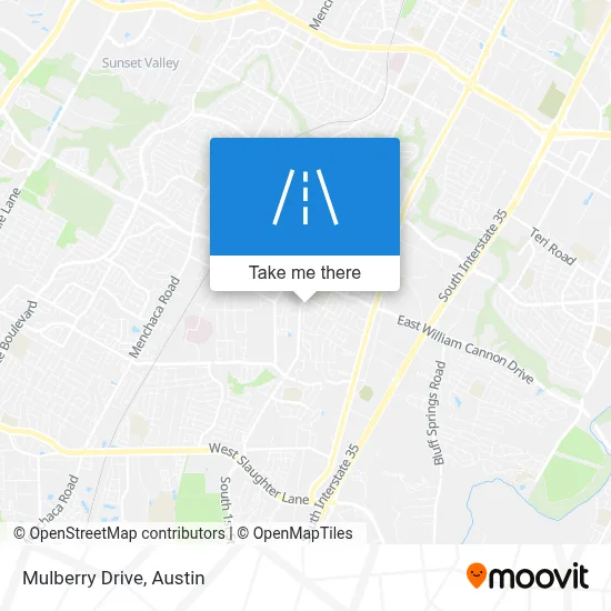 Mulberry Drive map