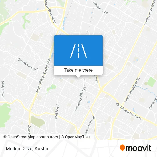 Mullen Drive map