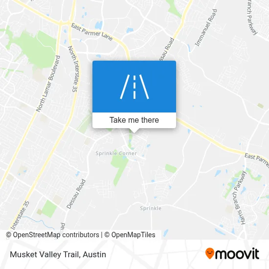 Musket Valley Trail map