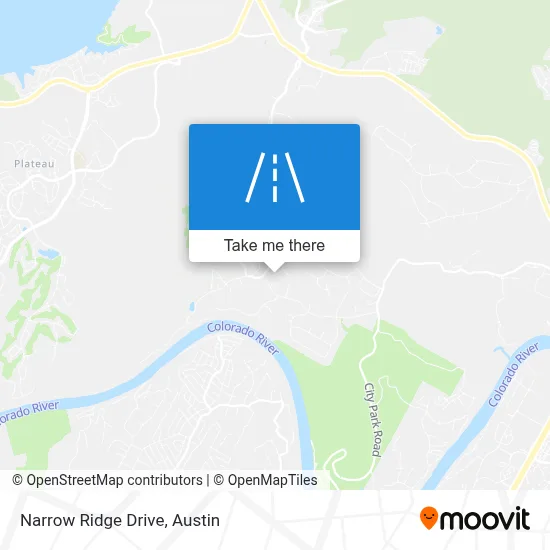 Narrow Ridge Drive map