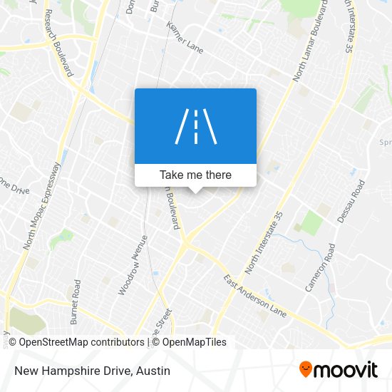 Mapa de New Hampshire Drive