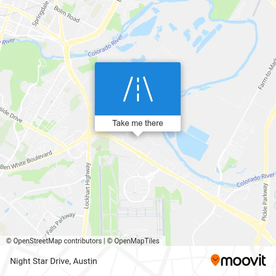 Night Star Drive map