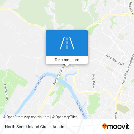 North Scout Island Circle map
