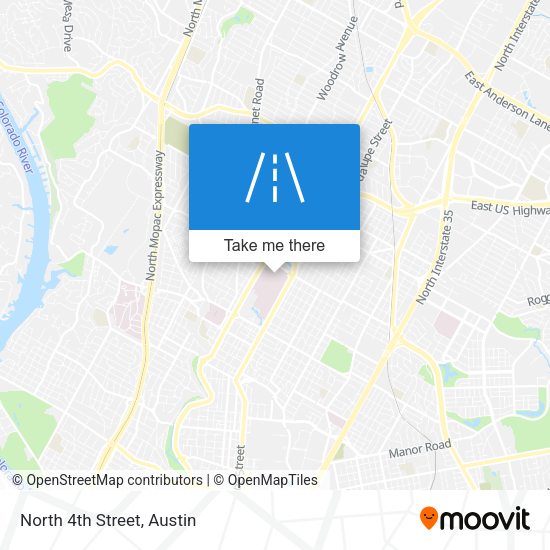 Mapa de North 4th Street