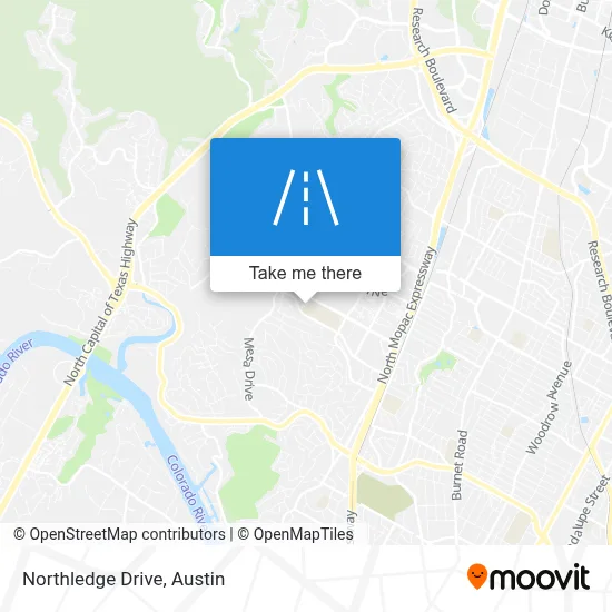 Northledge Drive map