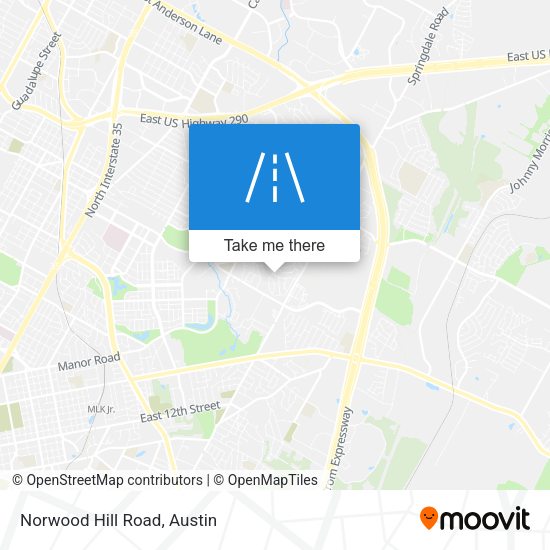 Mapa de Norwood Hill Road