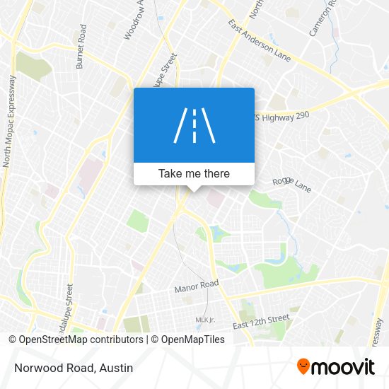 Mapa de Norwood Road