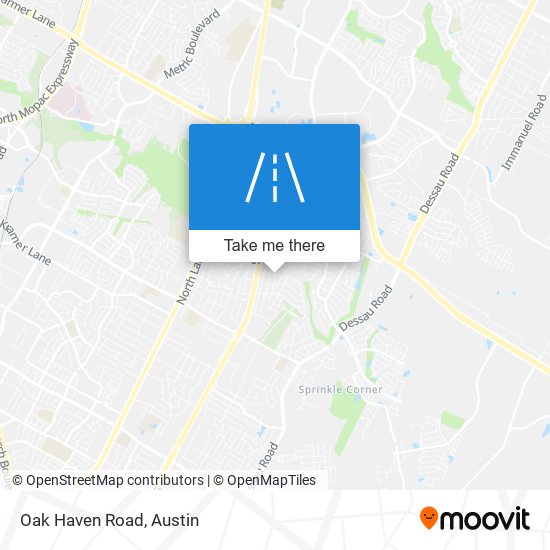 Mapa de Oak Haven Road