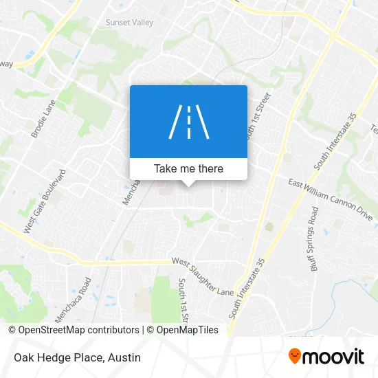 Mapa de Oak Hedge Place