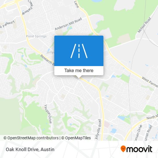 Oak Knoll Drive map