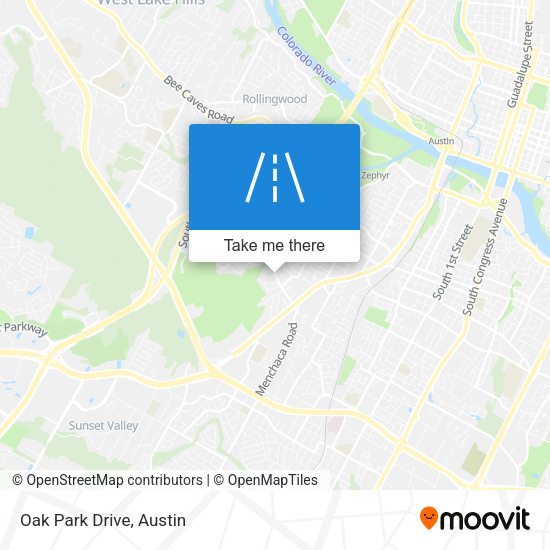 Mapa de Oak Park Drive